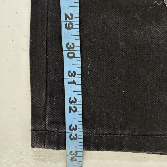 MNML Jeans Men 40 Black Skeleton Bones Embroidered Streetwear Gothic Y2K - Picture 8 of 8